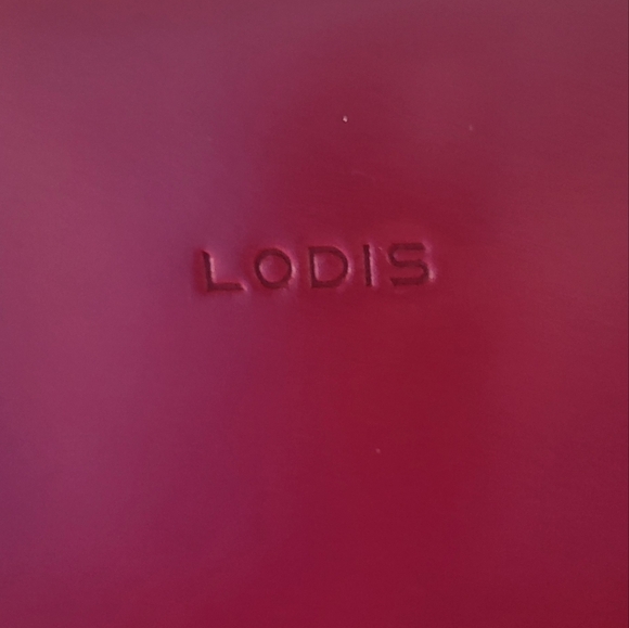 Lodis Red Leather Tote EUC - Picture 3 of 4